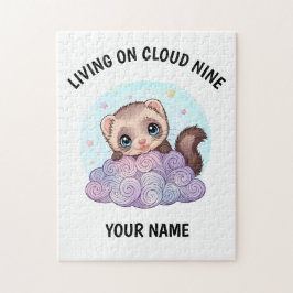 Gepersonaliseerde Mop Ferret Puzzel met Aangepaste