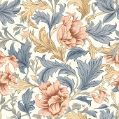 Gepersonaliseerde Morris Style Art Nouveau Floral  Bad Handdoek