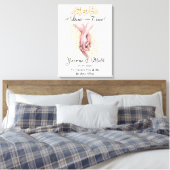 Gepersonaliseerde moslim paar geschenk canvas Prin Afdruk (Insitu (Slaapkamer))