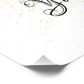 Gepersonaliseerde moslimpaar Gift Glossy Poster (Hoek)