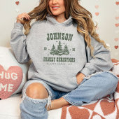 Gepersonaliseerde Moss Green Family Kerstmis Match T-shirt