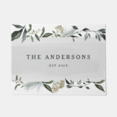 Gepersonaliseerde mosterdbladeren en foliën voor d deurmat (Voorkant)