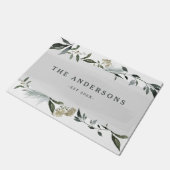 Gepersonaliseerde mosterdbladeren en foliën voor d deurmat (Schuin)