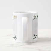 Gepersonaliseerde mosterdbladeren en foliën voor d grote koffiekop (Achterkant)