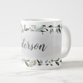 Gepersonaliseerde mosterdbladeren en foliën voor d grote koffiekop (Voorkant rechts)