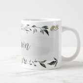 Gepersonaliseerde mosterdbladeren en foliën voor d grote koffiekop (Rechts)