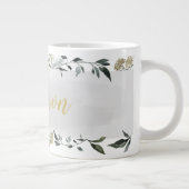 Gepersonaliseerde mosterdbladeren en foliën voor d grote koffiekop (Rechts)