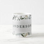 Gepersonaliseerde mosterdbladeren en foliën voor d koffiemok (Center)