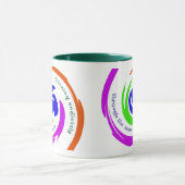 Gepersonaliseerde Motivatie levendige Abstracte ku Mok (Midden)