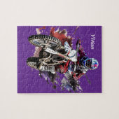 Gepersonaliseerde motorcross legpuzzel (Horizontaal)