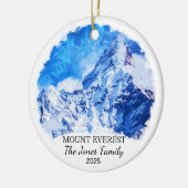 Gepersonaliseerde Mount Everest Ornament, Nepal Gi Keramisch Ornament (Links)