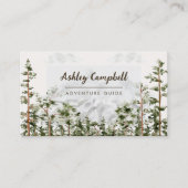 Gepersonaliseerde Mountain Forest Natuur Visitekaa Visitekaartje (Voorkant)