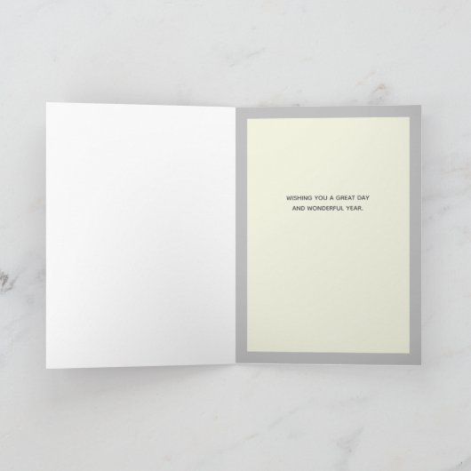 Gepersonaliseerde Mountain Scene Verjaardag Kaart (Binnen)