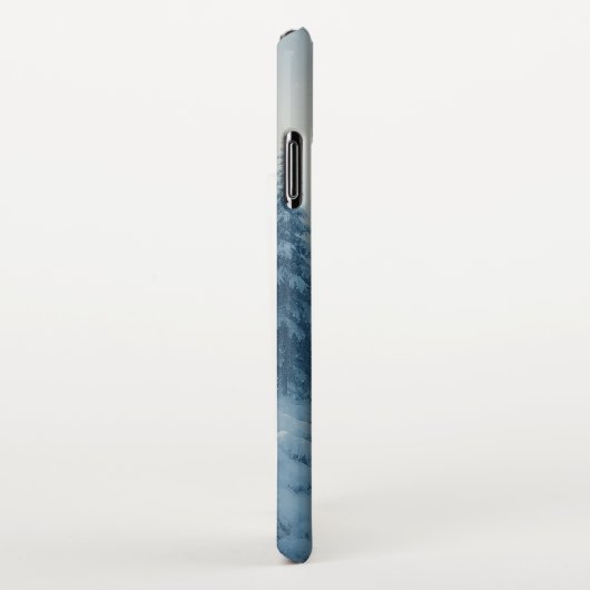 Gepersonaliseerde Mountain Winter Telefoon Hoesje iPhone Hoesje (Rechterkant)