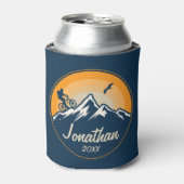 Gepersonaliseerde mountainbike fietser racefiets blikjeskoeler (Blikje Voorkant)