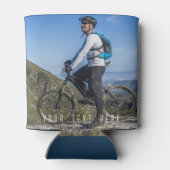 Gepersonaliseerde mountainbike fietser racefiets blikjeskoeler (Achterkant)