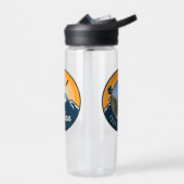 Gepersonaliseerde mountainbike fietser racefiets waterfles (Links)