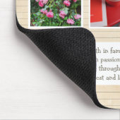Gepersonaliseerde Mousepad met Foto's en Bericht Muismat (Hoek)