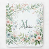 Gepersonaliseerde Mousepad met wilde bloemen | Ini Muismat (Voorkant)