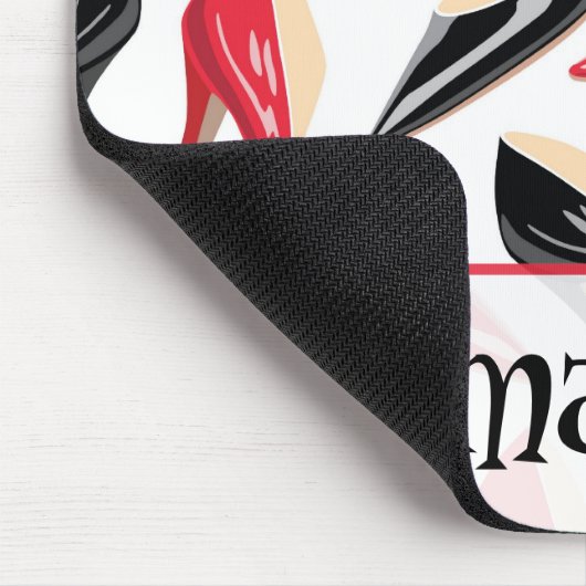 Gepersonaliseerde Mousepad voor vrouwen Muismat (Hoek)