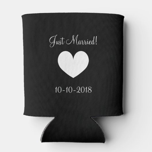 Gepersonaliseerde Mr en Mrs bruiloft koelboxxen Blikjeskoeler (Achterkant)