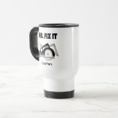 Gepersonaliseerde Mr Fix IT Travel Mug Reisbeker (Voorkant links)