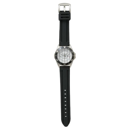 Gepersonaliseerde Mr. Husband Klik voor aangepaste Horloge (Vlak)