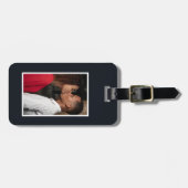 Gepersonaliseerde Mr & Mrs.Custom Foto Bagagelabel (Voorkant horizontaal)