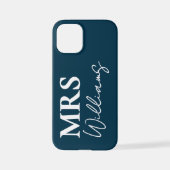Gepersonaliseerde Mr & Mrs Gift voor Passen getrou iPhone Hoesje (Achterkant)