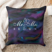 Gepersonaliseerde Mr & Mrs. smokey zuivert de wate Kussen (Deken)
