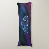 Gepersonaliseerde Mr & Mrs. smokey zuivert de wate Lichaamskussen (Voorkant Verticaal)