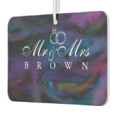 Gepersonaliseerde Mr & Mrs. smokey zuivert de wate Luchtverfrisser (Links)