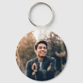 Gepersonaliseerde Mr. Steal Uw Hart - Valentijn Sleutelhanger (Achterkant)