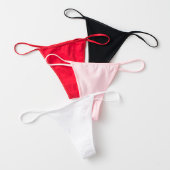 Gepersonaliseerde Mrs. Underwear slipje voor trouw (Kleuren)