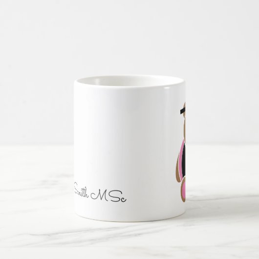 Gepersonaliseerde MSc Master of science schattige Koffiemok (Center)