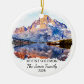 Gepersonaliseerde Mt Solomons Ornament, Californië Keramisch Ornament (Voorkant)