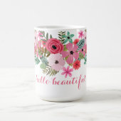 Gepersonaliseerde mug, moderne Hallo Koffiemok (Center)