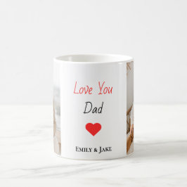 Gepersonaliseerde Mug Vaderdag cadeau met Kinder n Koffiemok