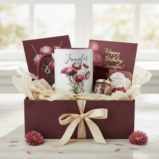 Gepersonaliseerde mug van de maand van de geboorte mok