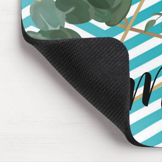 Gepersonaliseerde Muismat Geometrisch Roos Chevron (Hoek)