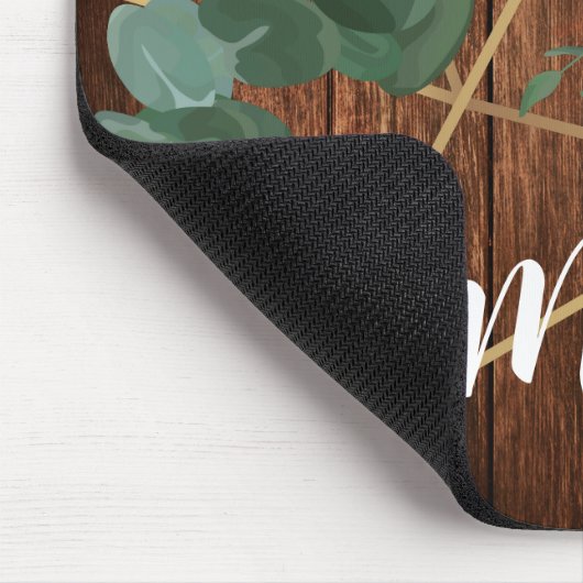 Gepersonaliseerde Muismat Geometrische Tuin Roos S (Hoek)