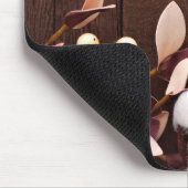 Gepersonaliseerde Muismat katoenen tak op donker h (Hoek)