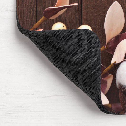 Gepersonaliseerde Muismat katoenen tak op donker h (Hoek)