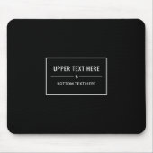 Gepersonaliseerde Muismat met aangepast tekstontwe (Voorkant)