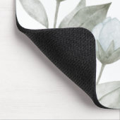 Gepersonaliseerde Muismat met blauwe Rozen (Hoek)