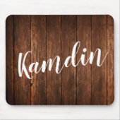 Gepersonaliseerde Muismat schuur hout land rustiek (Voorkant)