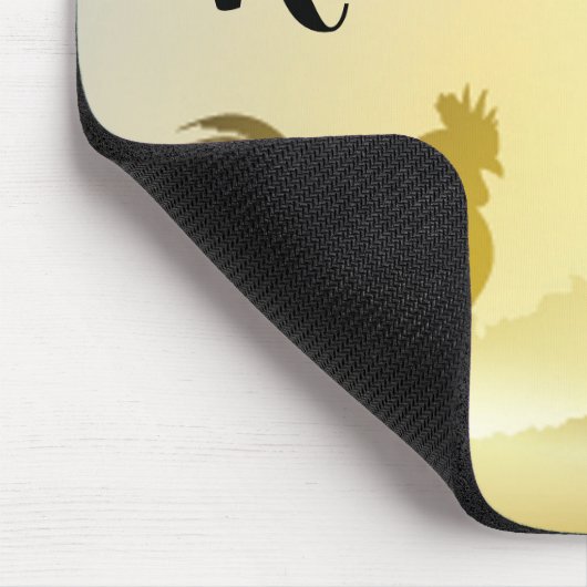 Gepersonaliseerde Muismat Sunny Morning Boerderij  (Hoek)