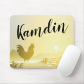 Gepersonaliseerde Muismat Sunny Morning Boerderij (Met muis)