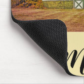 Gepersonaliseerde Muismat Sunset Barn Country Rust (Hoek)