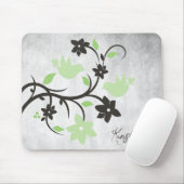 Gepersonaliseerde Muismat van Mint Green Lovevogel (Met muis)
